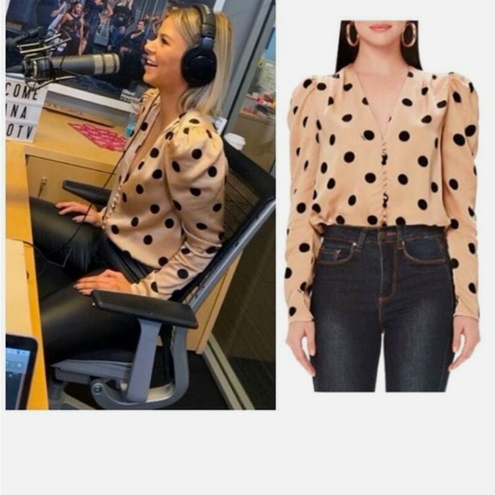 AFRM polka dot bodysuit